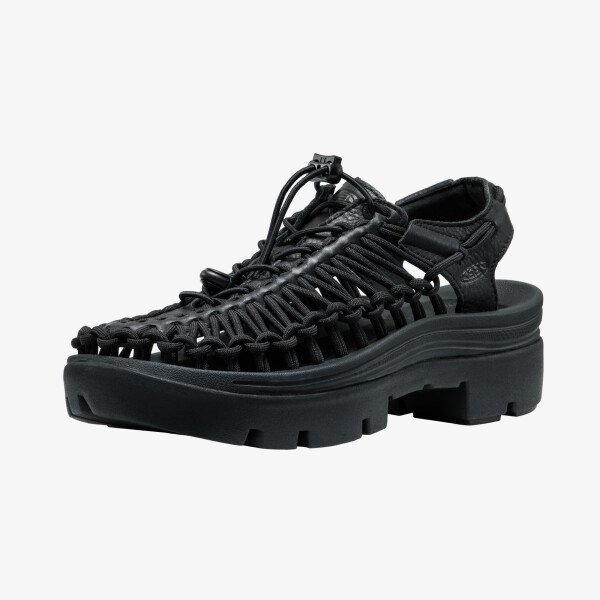 Tenisky KEEN Uneek Plt All Gender Black Smooth Lea EUR 38.5