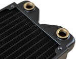 Alphacool Phobya R27-S480 Radiator, 480 mm Radiator, 18 FPI, Kupferlamellen, 2x G1/4-Zoll-Anschlüsse – schwarz