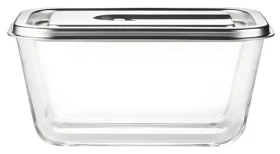 OUTDOORCHEF Vákuová dóza VACUBOX XXL / Sklo / 2600 ml / -18 až 350 °C