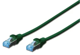 Digitus zelený / Patch kabel / Cat 5e / SF/UTP / AWG 26/7 / 1 m (DK-1531-010/G)