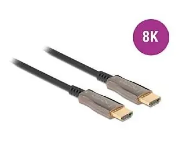 DeLock Aktívny optický kábel HDMI čierna / 25 m / AOC (84039)