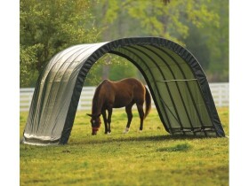 Plachtový prístrešok – ShelterLogic Run-In-Shed 4 × 6,1 m