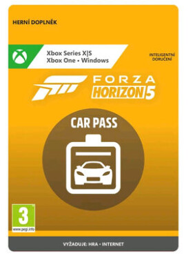 XSX Forza Horizon 5: Car Pass/El. licencie / Závodné / Angličtina / od 3 rokov / DLC pre Xbox Series (7CN-00087)