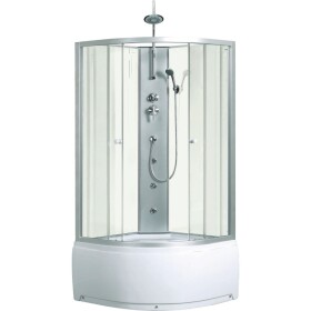 KERRA - Kabína s hydromasážou Karolina 90 WH (biela) 5907548112576