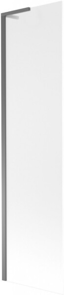 MEXEN/S - Next L vaňová zástena FIX 50 x 150, dekor, grafit metal 895-050-000-03-30-95