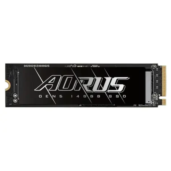 GIGABYTE AORUS Gen5 14000 SSD 1TB / M.2 / NVME PCIe / 13600 10200 MBps / MTBF 1.6mh / 5y (AG514K1TB)