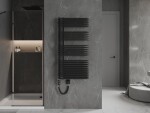 MEXEN/S - Amor radiátor + vykurovacia tyč 1200 x 600 mm, 900 W, čierna W120-1200-600-2900-70