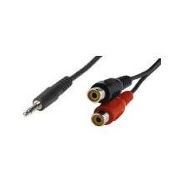 PremiumCord Kábel Jack 3.5mm-2xCINCH M/F 2m (8592220004378)