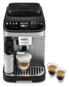 DeLonghi Magnifica Evo čierna/strieborná / Automatický kávovar / 1450 W / 15 bar / 1.9 l / zásobník 250 g (ECAM310.80.SB)