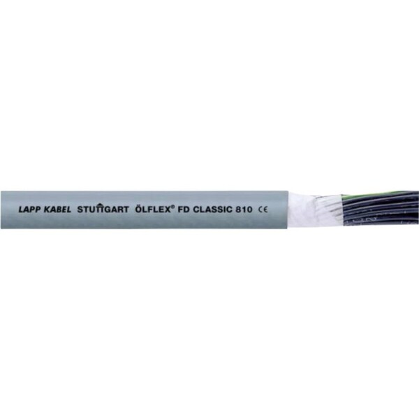 LAPP 26134/1 vedenie ťažnej reťaze ÖLFLEX® FD CLASSIC 810 7 G 1 mm² sivá metrový tovar; 26134/1