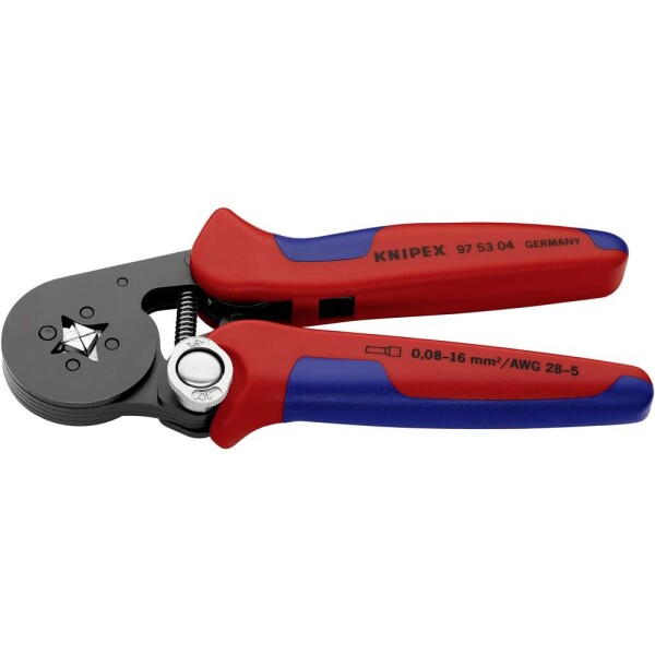 Knipex Netzwerk Werkzeug 97 53 04 krimpovacie kliešte dutiny na káble, 0.08 do 16 mm²