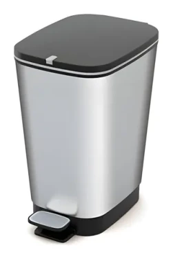 Curver CHIC Bin M Steel / Odpadkový kôš / 25 l (272236)