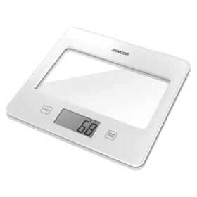 Sencor SKS 5030WH biela / digitálna kuchynská váha / max. 5 kg / funkcia TARE / dotyk. tlačidlá (8590669315017)