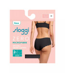 Dámske nohavičky ZERO Microfibre 2.0 Short 2P - BLACK - čierne 0004 - SLOGGI BLACK XS