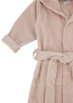 EKO Župan bavlnený s kapucňou a uškami Powder pink veľ. 104-110