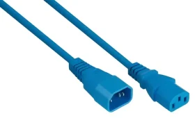 Kabelmeister C14-C13 modrá / Predlžovací napájací kábel / 5 m / 10 A / H05VV-F (SK1430-B050)