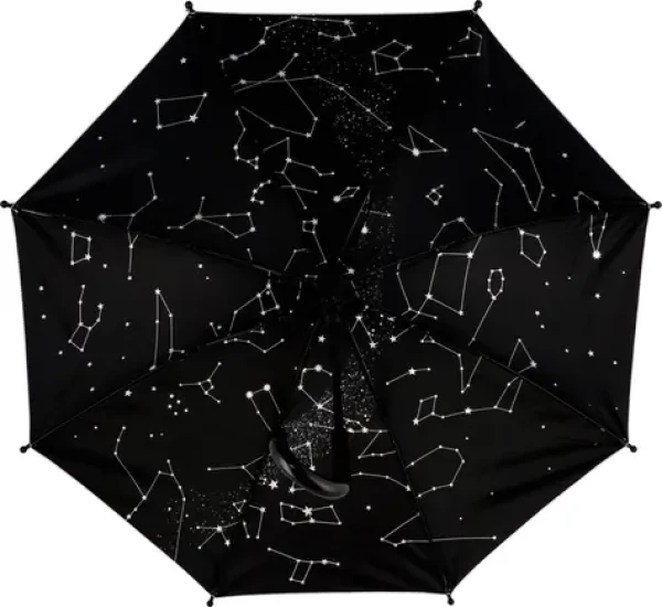 TEDDIES Dáždnik vystreľovací Hviezdna obloha / Dáždnik / priemer 100 cm / dĺžka 70 cm (MJ2083814)