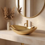 REA - Umývadlo na dosku Royal Gold REA-U4545