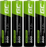 Green Cell Akumulátor AAA (R03) / Nabíjacie batérie / NiMH / 1,2 V / 800 mAh / 4 ks (GR04)