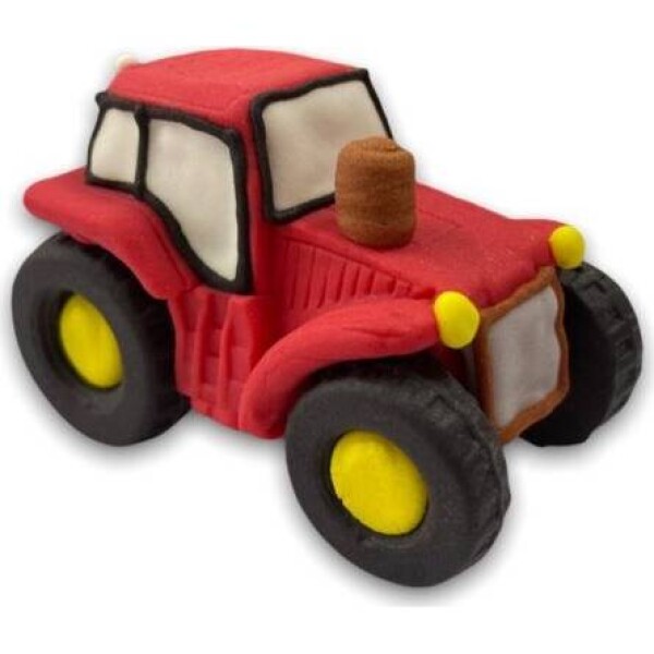 Cukrová figúrka traktor, 6 × 4,5 cm - I LOVE CAKES - I LOVE CAKES