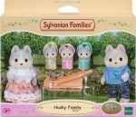 Sylvanian Families Rodina Husky s trojčatami