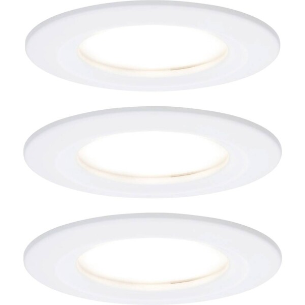 Paulmann LED vstavané kúpeľňové svetlo sada 3 ks 18 W biela (matná); 93870