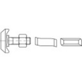 Alstertaler Schrauben & Präzisionsteile 1070225 T skrutka M10 50 mm 88940 nerezová ocel A4 50 ks; 1070225