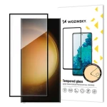 Wozinsky Full Glue čierna / Tvrdené sklo / Samsung Galaxy S24 Ultra / s rámčekom