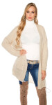 Trendy chunky knit cardigan Einheitsgroesse