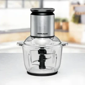 Rommelsbacher MZ 600 strieborná/čierna / Multifunkčný sekáčik / 600 W / 2 l / 22 rýchlostí (MZ 600)