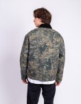 Carhartt WIP OG Detroit Jacket Camo Combi, Green/Black stone washed XL