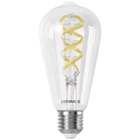 LEDVANCE 4058075777873 LED En.trieda 2021 F (A - G) E27 4.8 W = 40 W teplá až chladná biela, RGB (Ø x v) 64 mm x 64 mm 1 ks; 4058075777873