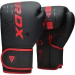 Boxerské rukavice F6 Kara Red - RDX (10 OZ, červená) (87391-1-10 OZ)
