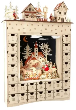 Small Foot Drevený adventný kalendár zimný sen