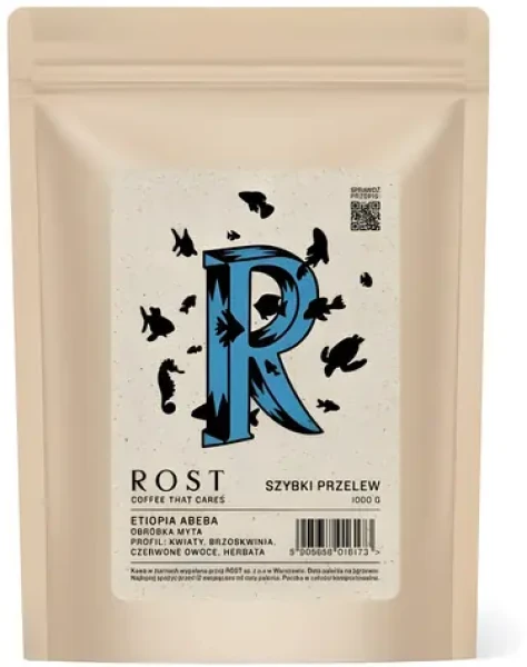 ROST Etiópia Abeba 1 kg / Zrnková káva (5905658016173)