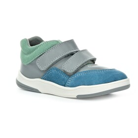 Jonap Poppy šedo-modré celoročné členkové barefoot topánky 25 EUR