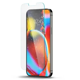Spigen tR Slim HD ochranné sklo s výrezom pre senzory pre iPhone 13 13 Pro 16e číra (AGL03391)