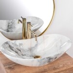 REA - Umývadlo na dosku Royal Granit 61x35 REA-U8596