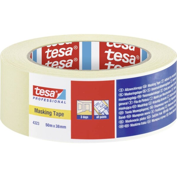 Tesa STANDARD 04323-00043-00 krepová lepiaca páska tesakrepp® béžová (d x š) 50 m x 38 mm 1 ks; 04323-00043-00