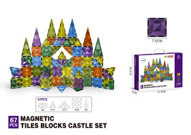 Mamido Mamido Farebná magnetická stavebnica 67 dielov MT1462