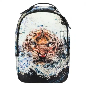 BAAGL Batoh eARTh - Tiger by Lukero / Vnútorné vrecko na 15" notebook / 23 l (A-31205)