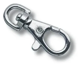 EuroSupplies Šnúrka ROSE modrá / S karabínou / Dĺžka 900 mm / Šírka 12 mm