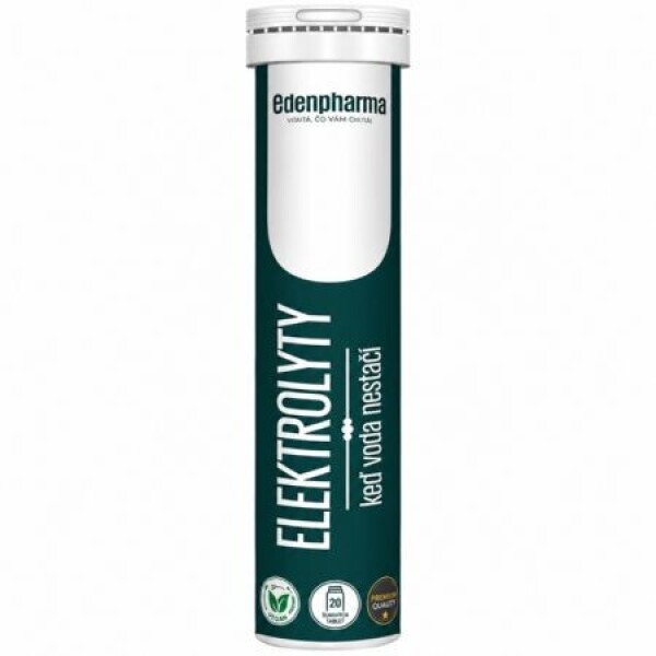 EDENPharma ELEKTROLYTY šumivé tablety príchuť pomaranč 20 ks