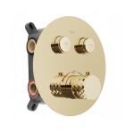 REA - Podomietková sprchová sada Lungo Diamond Gold+ BOX REA-P6965