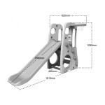 Mamido Detská záhradná šmykľavka s hojdačkou 3v1 modro-žltá