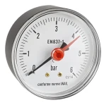 ICMA Manometer 63 mm / Manometer / Závit 1/4" / 6 bar (91263AB06)