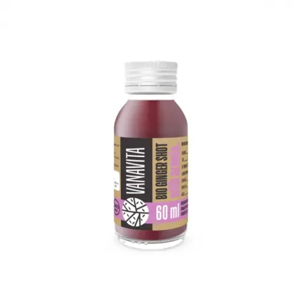 BIO Zázvorový shot s aróniou - VanaVita (bez príchuti, 60 ml) (33514-2-60ml)