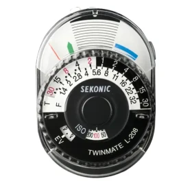 Sekonic Expozimeter L-208 Twinmate Analog Light Meter (J11C)