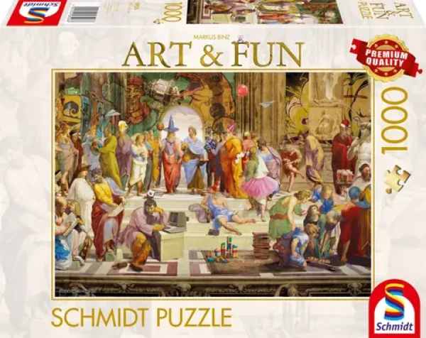 Schmidt Puzzle Art Fun: Aténska škola 2024