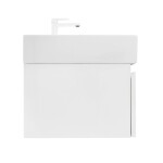 Kúpeľňová skrinka s umývadlom SAT B-WAY 119x30x45 cm biela lesk BWAY120WU2BB BWAY120WU2BB